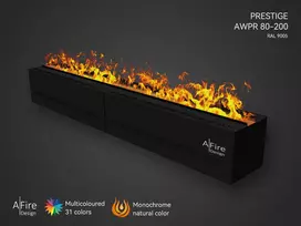 AFIRE PREMIUM AWPR-80-200 įmontuojamas elektrinis vandens garų židinys