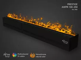 AFIRE PREMIUM AWPR-100-250 įmontuojamas elektrinis vandens garų židinys