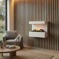 CACHFIRES STEINSDAL WHITE pakabinamas vandens garų židinys