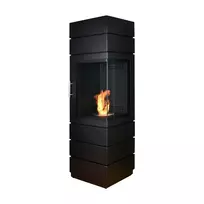 GLOW FIRE MORA BLACK pastatomas biožidinys, kampinis