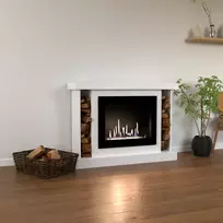 GLOW FIRE HAMAR WHITE pastatomas biožidinys su apdaila
