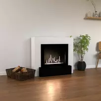 GLOW FIRE ODDA WHITE pastatomas biožidinys su apdaila
