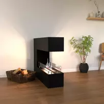 GLOW FIRE ORKLAND MINI BLACK pastatomas biožidinys su apdaila