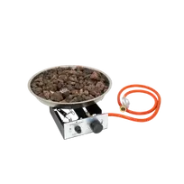HAPPY COCOONING ROUND 42,5 BUILT-IN BURNER įmontuojamas dujinis lauko židinys