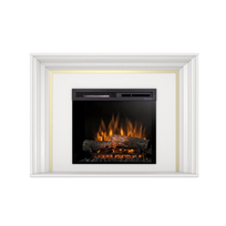 DIMPLEX LANINI WHITE 23 XHD pastatomas elektrinis židinys su apdaila