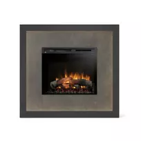 DIMPLEX LITOS WHITE-BLACK 28 XHD pastatomas elektrinis židinys su apdaila