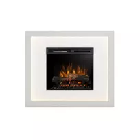 DIMPLEX LITOS WHITE-CRYSTAL 23 XHD pastatomas elektrinis židinys su apdaila