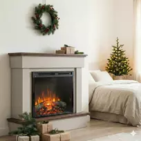 DIMPLEX TORMES CASHMERE-OAK 28 XHD pastatomas elektrinis židinys su apdaila