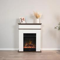 DIMPLEX FORI WHITE-DARK OAK pastatomas elektrinis židinys su apdaila