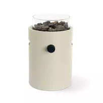 HAPPY COCOONING LUMI GROOVE OYSTER BEIGE dujinis lauko židinys