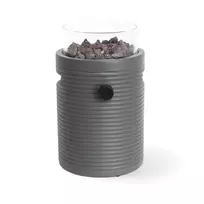 HAPPY COCOONING LUMI GROOVE SMOKEY ANTRACITE dujinis lauko židinys