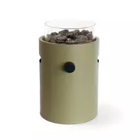 HAPPY COCOONING LUMI STEEL OLIVE GREEN dujinis lauko židinys