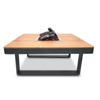 HAPPY COCOONING HORIZON TABLE 95 SMOKEY ANTHRACITE dujinis lauko židinys