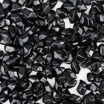 Dekoratyviniai akmenys FIRE GLASS – juodas krištolas bio ir dujiniams židiniams 1 kg