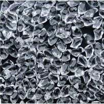 Dekoratyviniai akmenys FIRE GLASS – skaidrus krištolas bio ir dujiniams židiniams 1 kg