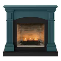 TAGU MAGNA ZenFlame SOFT TURQUOISE pastatomas židinys su apdaila