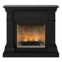 TAGU MAGNA ZenFlame DEEP BLACK pastatomas židinys su apdaila