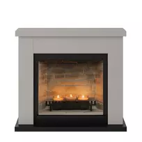 TAGU FRODE ZenFlame LIGHT BEIGE pastatomas židinys su apdaila