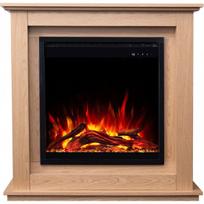 AFLAMO SUND 60 OAK pastatomas elektrinis židinys su apdaila