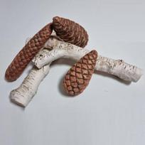 Dekoratyvinės keramikinės malkos įvairios V biožidiniams