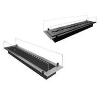 KAMI FALA 500x160 GLASS biožidinio degiklis įmontuojamas su stiklais