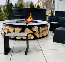 BIOHEAT PIT 2 metalinė laužavietė