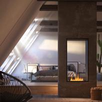 SLIMFIRE 2SIDE 1400 SLIM/VERT biožidinys įmontuojamas dvipusis