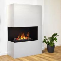 GLOW FIRE TUCHOLSKY L Cassette 600 WHITE pastatomas vandens garų židinys