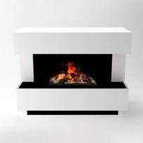 GLOW FIRE KANT Cassette 600 WHITE pastatomas vandens garų židinys