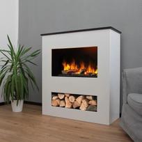 GLOW FIRE BRECHT Cassette 600 WHITE pastatomas vandens garų židinys