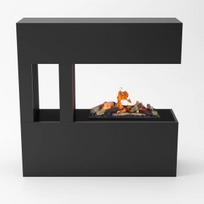 GLOW FIRE SCHILLER POCKET Cassette 600 BLACK pastatomas vandens garų židinys