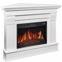 ARFLAME ALBION CORNER AF 23S WHITE BIANCO pastatomas kampinis elektrinis židinys su apdaila