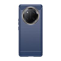 For Huawei Honor Magic 7 Lite Case Cover For Honor Magic 7 Lite Capas Shockproof Soft TPU Carbon Fiber Cover Honor Magic 7 Lite For Magic 7 Lite mėlyna