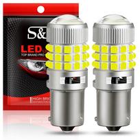 2Pcs P21W Led 1156 BA15S BAU15S PY21W 1157 BAY15D P21/5W Bulbs BA15D T25 3156 P27W 3157 P27/7W T20 7440 W21W 7443 W21/5W Car Signal Lights Auto Lamp 1156 BAU15S PY21W balta