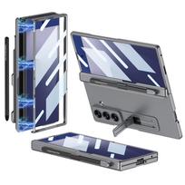 Samsung Fold7 Mobile Phone Case Magnetic Folding Full Pack Pen Slot Bracket Zfold7 Shell Film Protective Sleeve SM-Fold7