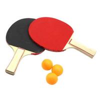 1 Set Table Tennis Racket Edge Portable Fine Texture Smooth Ergonomic Handle Comfortable Grip Table