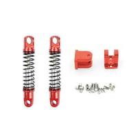 Metal Front Rear Shock Absorber Damper with Mount Fixed Seat Upgrades Parts for WPL D12 RC Car Spare Accessories