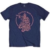 Elton John Ejtee15mn04 Tshirt Navy Large S