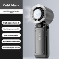 Ice Pack Mini Fan, Semiconductor Cooling, Charging Model, Handheld Turbine, Handheld Small Fan, Small Portable Small Electric Fan Fold juoda