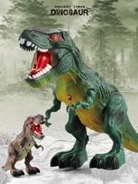 Nuotolinio valdymo pulteliu valdomi dinozaurų žaislai, imituojamas Tiranzauras Reksas Dino Pasaulio žaidimas, elektrinis dinozauro modelis, elektroninis vaikščiojantis robotas, dovanos žalia