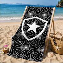 Botafogo Football Club Printed Microfiber Beach Towel, Soft And Absorbent, Quick-Dry, Ideal for Summer Travel, Beach Essential, Swimming Pool 70cmx140cm(27x55inch)