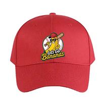 Lets Go Bananas Woman Man Summer Baseball Cap Adjustable with Curved Brim Duckbill Cap Protection Sun Hats Adjustable