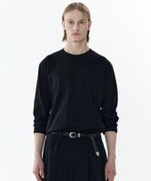 Connect Kinrock Supima Cotton Relaxed Long Sleeve T-Shirt (3 Colors) Black/M