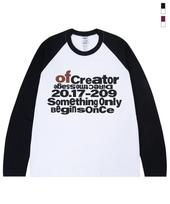 Graver [Unisex] Of Creator Raglan Long Sleeve T-Shirt_2 Colors Black/M