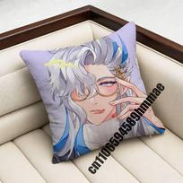 Genshin Impact Neuvillette Throw Pillow Case Sham 45x45cm 35x35cm Square Home Pillowcase Cushion Cover 30x30cm
