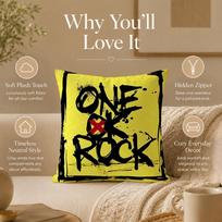 Band O-ONE OK ROCKS Cushion Cover Double-Sided Printed Pillow Cover Hypoallergenic Dust-Mite Proof 30x30cm