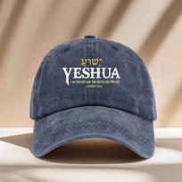 Yeshua The Way Truth Life Baseball Cap Washed Cotton Adjustable Outdoor Sun Hat One Size