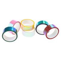 6Pcs DIY Crafts Decors Multi-Uses Masking Tape Sticky Paper Colored Masking Tape 1