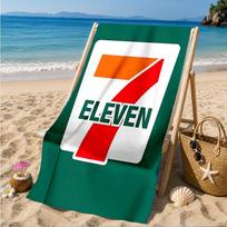 Seven eleven Beach Towel, Quick-drying, Easy to Care for, Suitable for Both Fitness and Beach Vacations,Sports Essential 70cmx140cm(27x55inch)