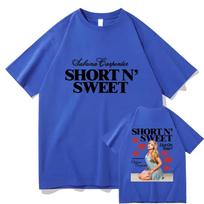 Sabrina Carpenter Short N Sweet Live On Tour 2024 TShirt Fashion Unisexs Aesthetics Retro TShirt Neutral Casual TShirt S